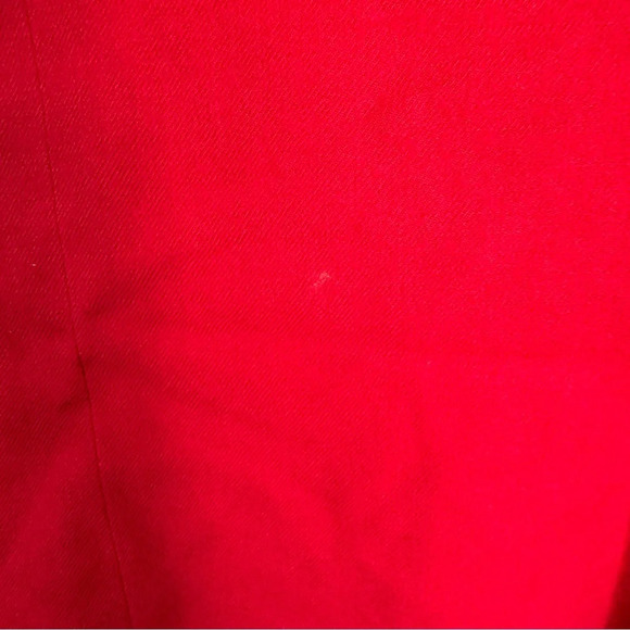 Vintage Talbot's double breasted red wool blazer gold buttons size 8P - Picture 11 of 14